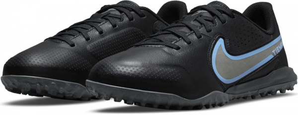 Сороконожки Nike Jr. Tiempo Legend 9 Academy TF DA1328-004 р.US 2,5Y черный