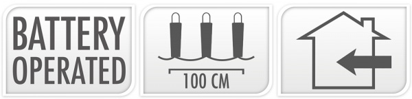 Электрогирлянда Koopman AX8717400 встроенный светодиод (LED) 100 ламп 1,5 м 