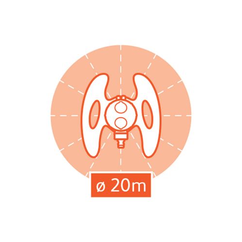 Ороситель вращающийся Hozelock 314 м2 Pro