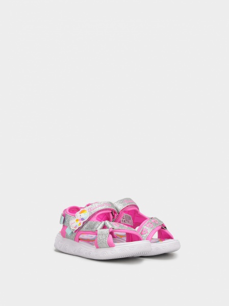 Сандалі Skechers 314885L PKMT р.35 сріблястий