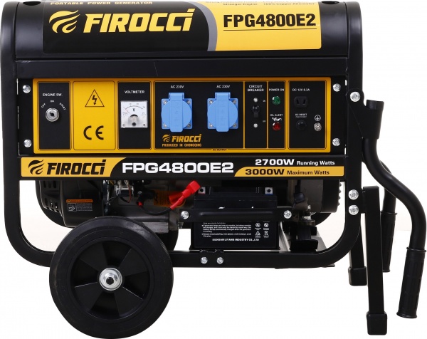 Електрогенераторна установка Firocci FPG4800E2 2,7 кВт / 3 кВт 230 В бензин — фото 1