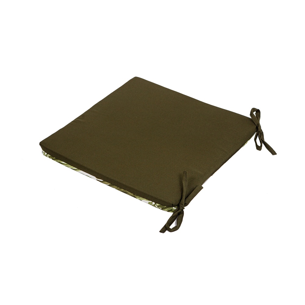 Подушка на стул Ost-Fran 40х40x3 см лонета Tropi Oliva