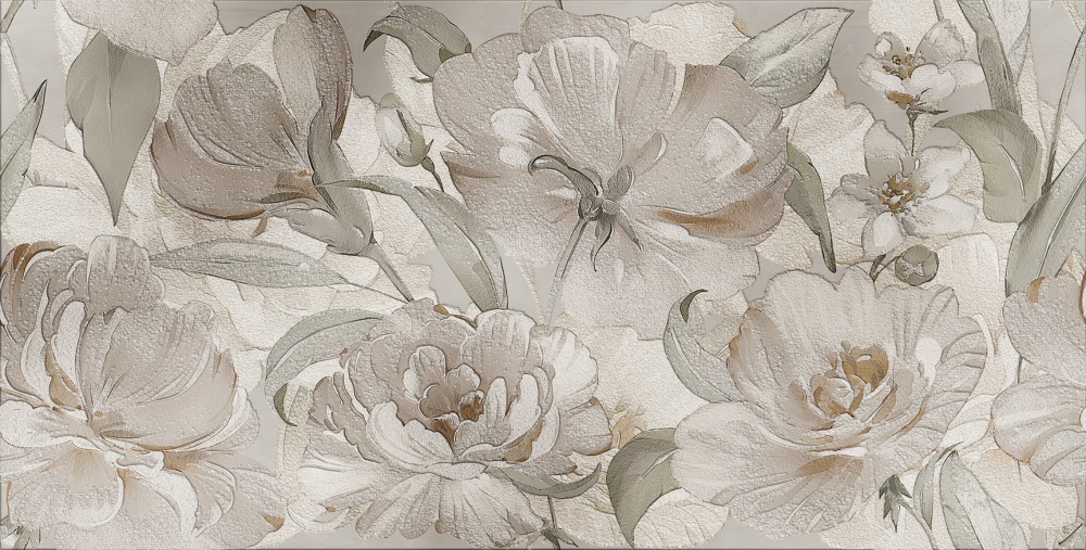 Плитка Allore Group Fiora Flower W\DEC M NR Saten 30,8х60,8 см