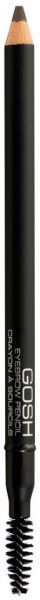 Олівець для брів Gosh Eyebrow Pencil soft black 1,2 г