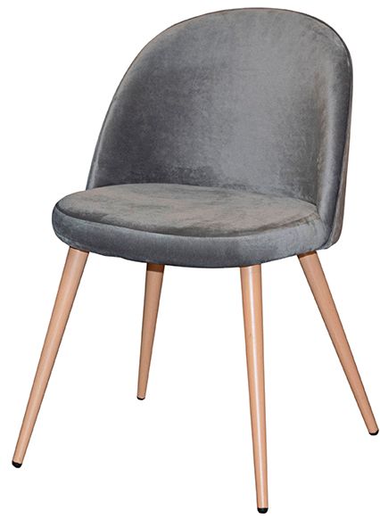 Стілець обідній Паркер DC-69030 490х545х750 мм бук/сірий