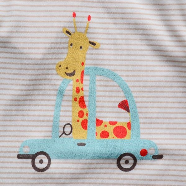 Боди детское Minikin полоска р.74 молочный 206003 