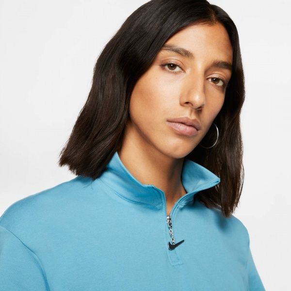 Футболка Nike W NSW SWSH TOP SS MOCK CJ3799-424 S чорний