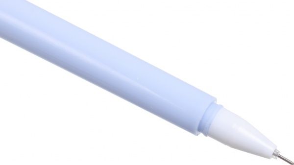 Ручка гелевая Голубой единорог светится 