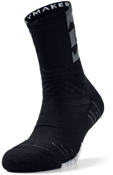 Носки Under Armour UA Playmaker Mid-Crew 1356615-001 черный р.L