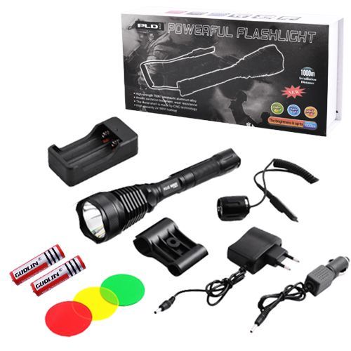 Фонарик Bailong Police Q2800-T6 черный