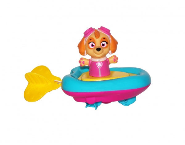 Игрушка для ванны Paw Patrol Заводная лодочка Скай 121917