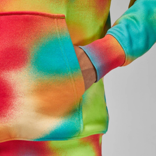 Джемпер Nike M J FLT MVP AOP FLC PO DV4587-252 р. 2XL різнокольоровий