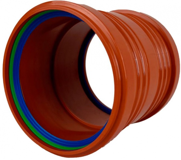 Муфта каналізаційна насувна Esterno 160 ASG