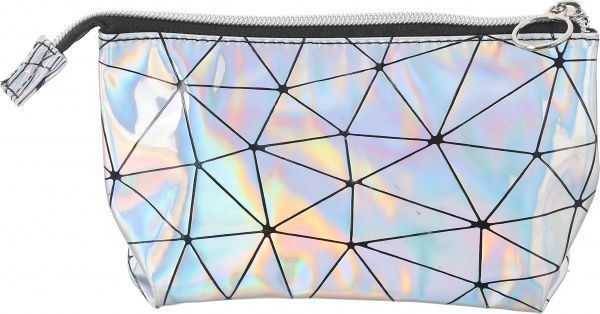 Пенал на молнии 18х12 см зеркальный