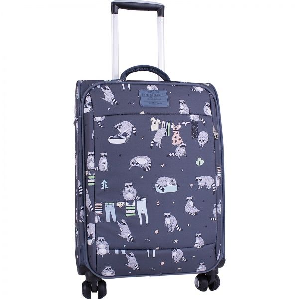 Валіза Bagland Марсель 36 л сірий 220 (0037966194) 