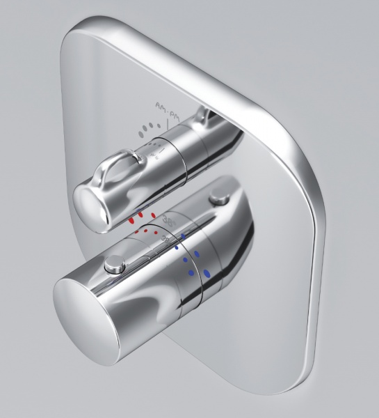 Верхняя часть смесителя для душа AM.PM с термостатом Sensation F3075600