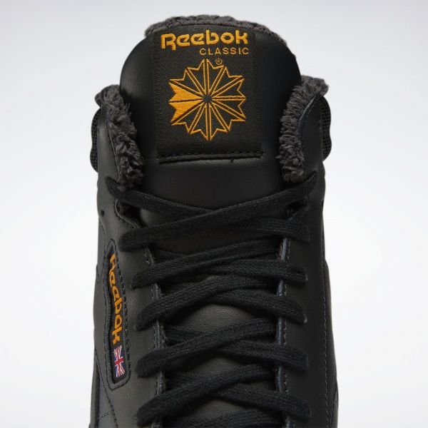 Кросівки Reebok CL LTHR MID RIPPLE FV9309 р.UK 8,5 чорний