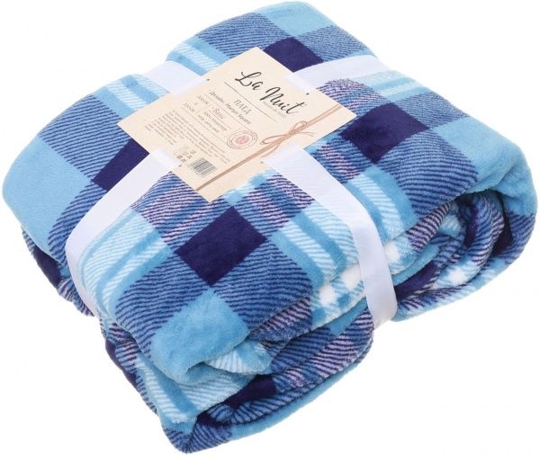 Плед Marlyn Square 220x200 см синий La Nuit 