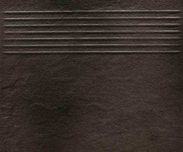 Клінкерна плитка Солар графіт Сходинка структурна 30x30 Cersanit