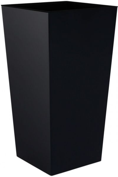 Горщик пластиковий Prosperplast Urbi square 2 в 1 квадратний 49л чорний (74975-411) 