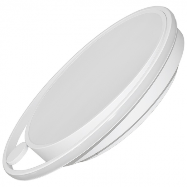 Світильник світлодіодний Hopfen з пультом ДК 80 Вт білий 3000-6500 К SATELLITE 80W R WH 