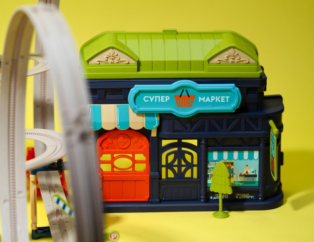 Железная дорога трюковая OTAMANKO Храбрый паровозик 532.02.29