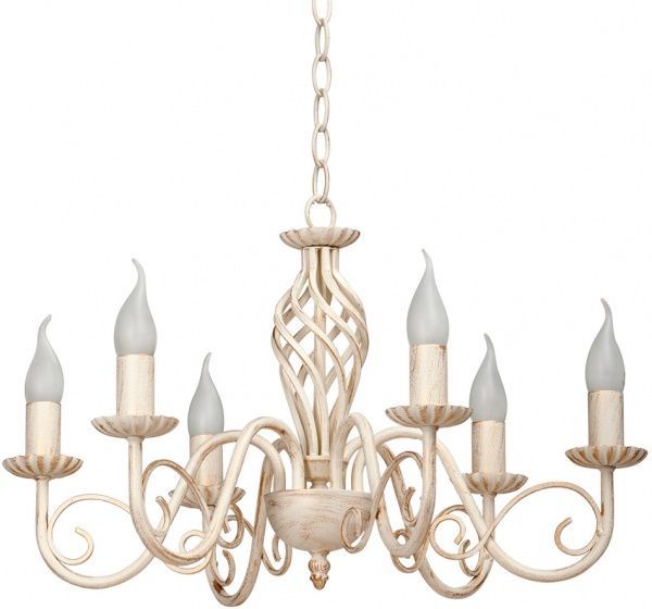 Люстра Vitaluce V1104/6 6x60 Вт бежевий із золотим 