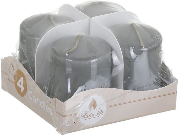 Набір свічок Адвента 40/60 попелястих 4 шт. Pako-If