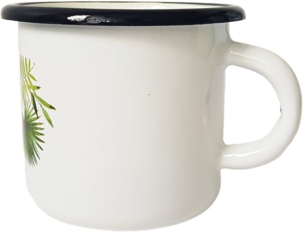 Чашка эмалированная 400 мл Монстера Idilia