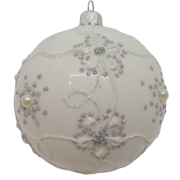 Шар новогодний d80 ажур 9570/45007 