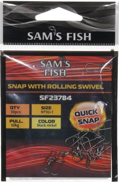 Вертлюг Stenson Американка №10+1 10 кг 10 шт.