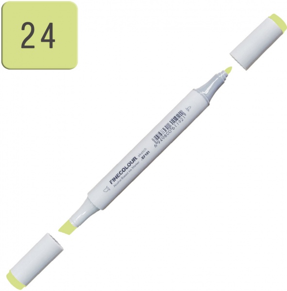 Маркер спиртовой FINECOLOUR Junior EF101-24 серовато-зеленый 