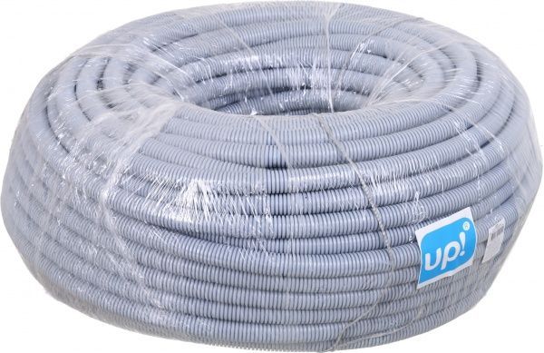 Труба гофрована з протяжкою UP! (Underprice) ПВХ 25 мм / 50 м 