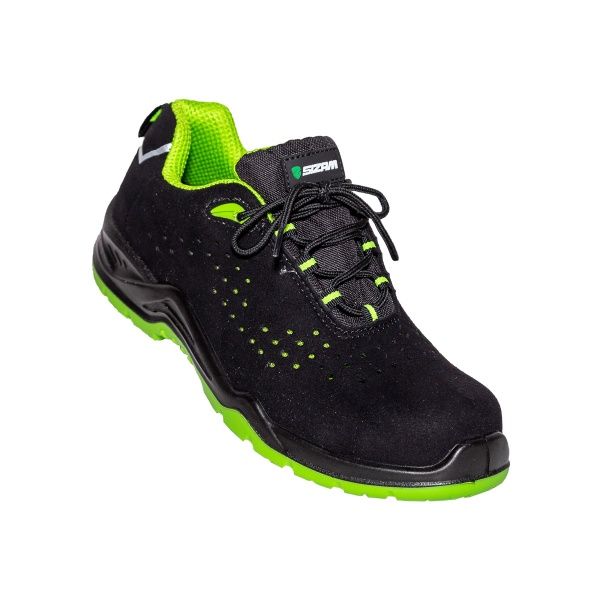 Кроссовки Sizam Toronto р.45 36213 черный с салатовым