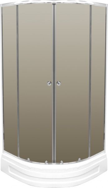 Душова кабіна Water House WH-168 80х80 см чайне скло