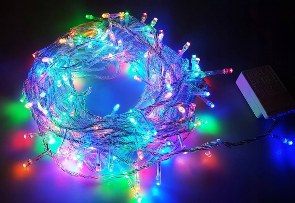 Электрогирлянда линейная SHLigts Нить (ILD100C-TM) встроенный светодиод (LED) 100 ламп 5 м 