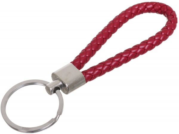 Брелок для ключів з кільцем червоний