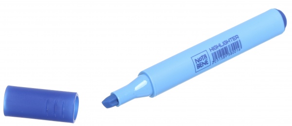 Маркер текстовий Nota Bene трикутний 2-3 мм синій 