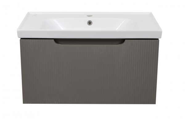 Тумба подвесная Aqua Rodos Модена 80 см с умывальником Frame 80