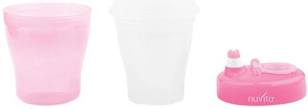 Поильник-непроливайка Nuvita Mimic 330 мл NV6050Pink