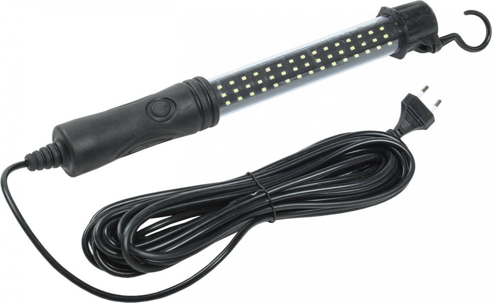 Світильник переносний IEK ДРО 2061 IP54 шнур 10 м LED 9 Вт чорний