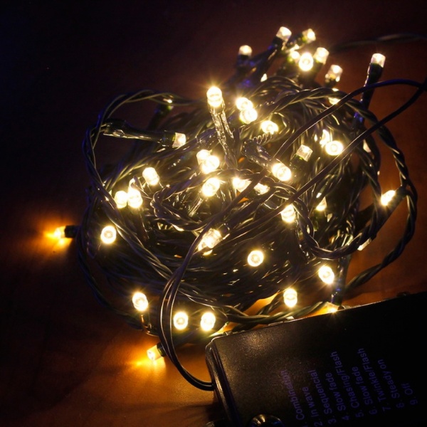 Декоративная гирлянда Джаз Лайт LD200-GWW-BO встроенный светодиод (LED) 200 ламп 20 м 