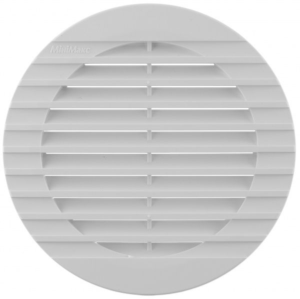 Гратка для вентиляції MiniMax 130 x 120 (2201АР) пластик білий 