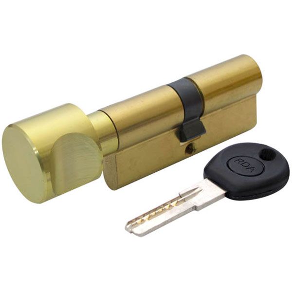 Цилиндр RDA 35/35 70 мм поворотный латунь