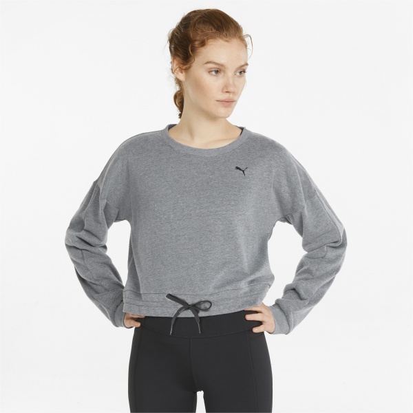 Світшот Puma TRAIN FRENCH TERRY CREW SWEATSHIRT MEDIU 52162203 р. S сірий