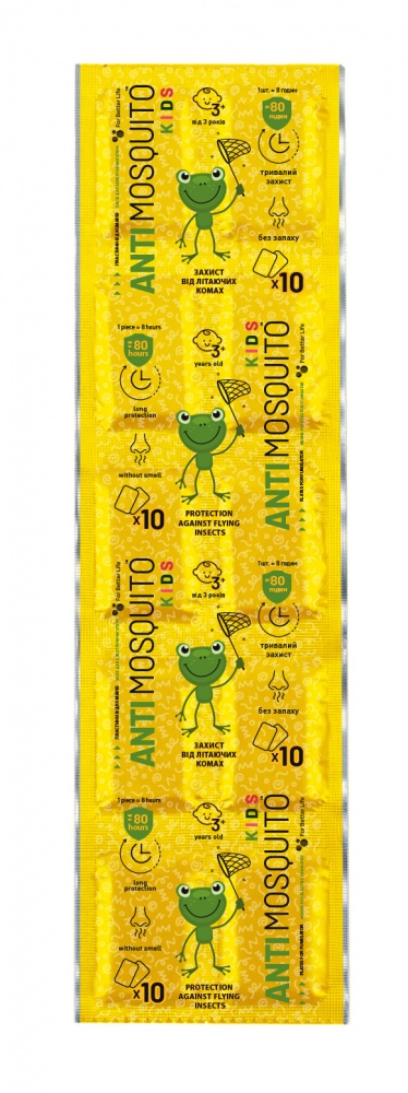 Пластины Antimosquito Пластины от комаров 10 шт Anti mosquito Детская