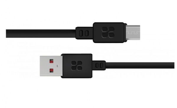 Кабель Promate USB – microUSB 2 м чорний (microcord-2.black) 