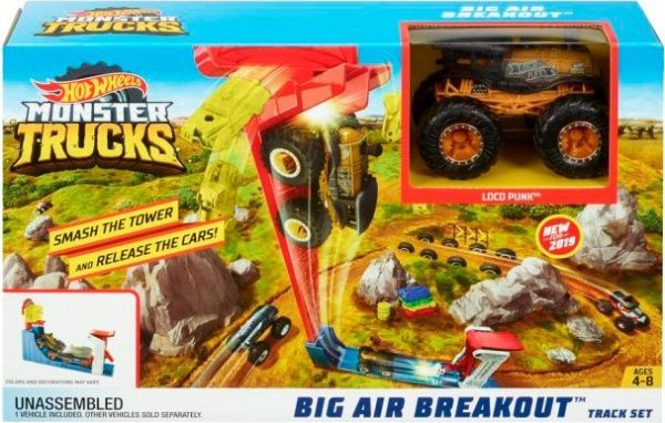 Трек Hot Wheels Соревнование по прыжкам в высоту Monster Trucks GCG00