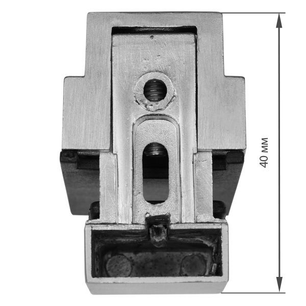 Тримач для полиць Smart Quadro 28x55 мм 99091 нікель