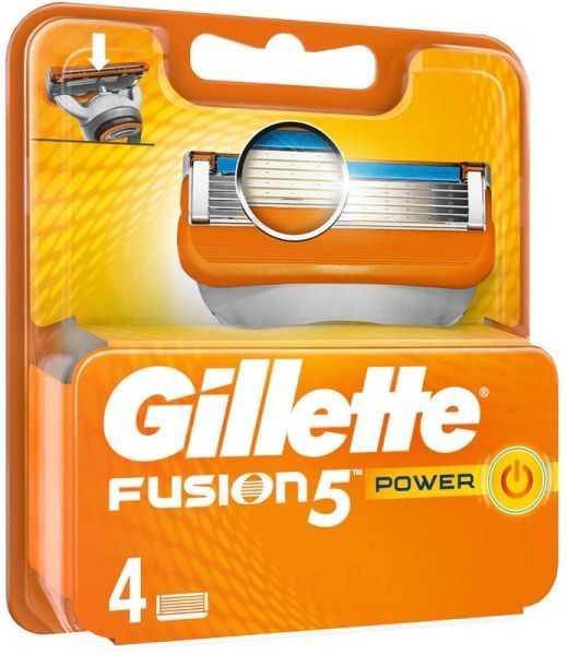 Сменные кассеты Gillette Fusion 5 Power 4 шт.